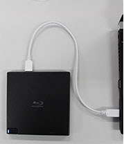 USB給電対応ケーブル接続例